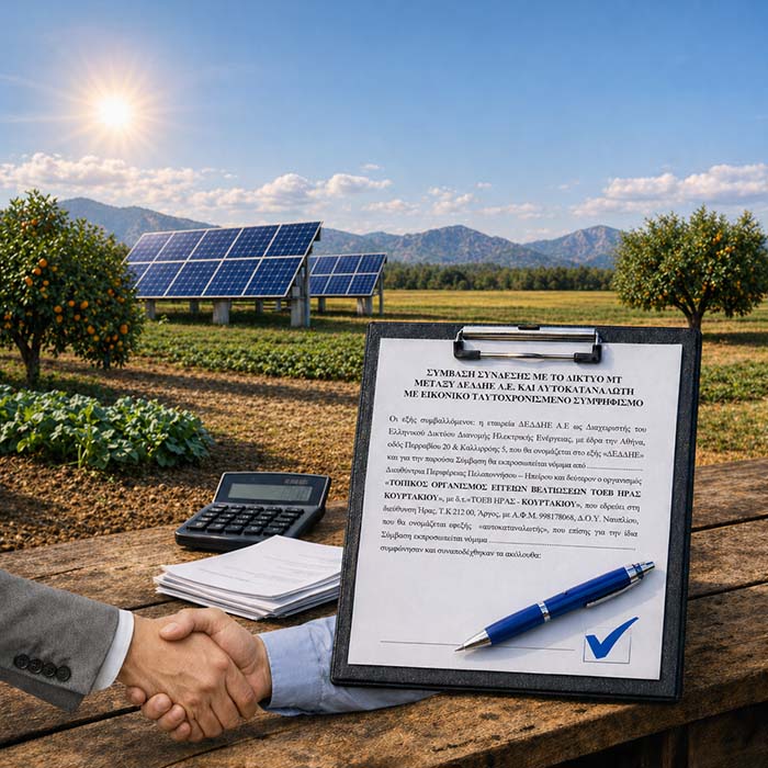 ΥΠΟΓΡΑΦΗ ΣΥΝΔΕΣΗΣ ΔΕΔΔΗΕ ΤΟΕΒ 20042026